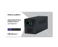 Qoltec UPS Line Interactive | Monolith | 2000VA | 1200W | LCD | USB - 1180152 - zdjęcie 9